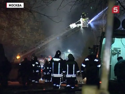 В Москве потушили крупнейший за четверть века пожар