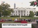 Жители  США недовольны внешней политикой президента страны