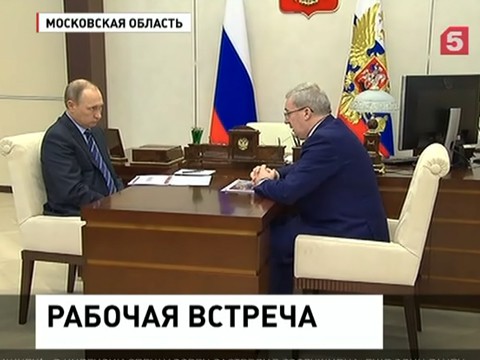 Владимир Путин встретился с главой «Ростелекома» и с губернатором Красноярского края