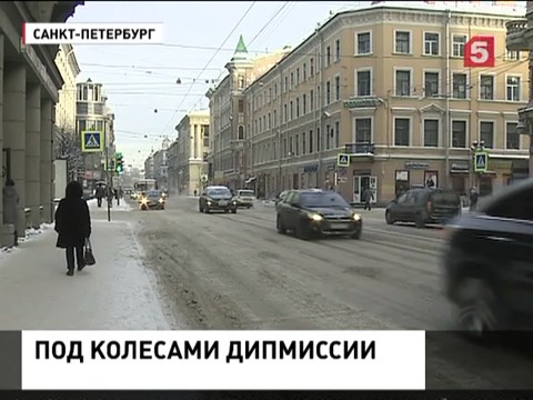 В Петербурге водитель генконсульства Украины сбил человека