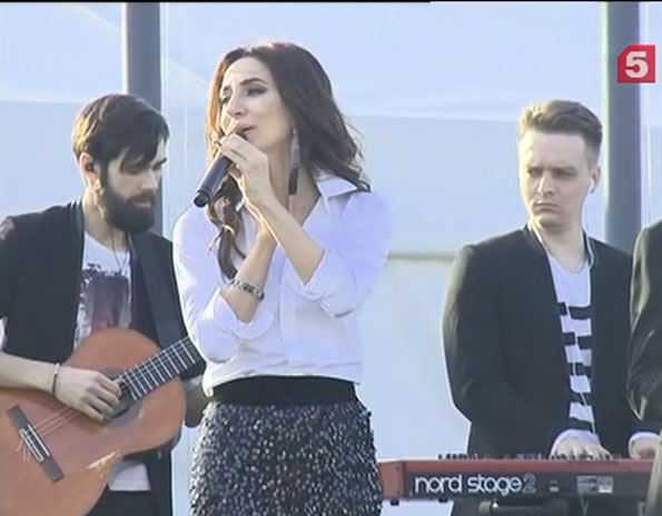 Певица Зара выступила в Сирии