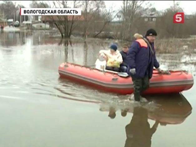 В Вологодской области из-за паводка эвакуируют местных жителей