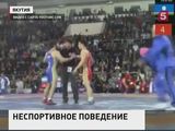 Поединок чемпионата России по вольной борьбе чуть не закончился массовой дракой