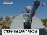 В Крыму иностранные журналисты побывали на фрегате «Адмирал Григорович»