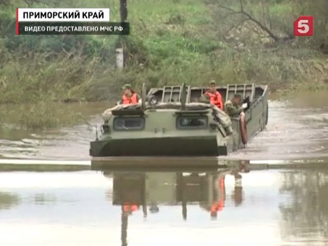 В подтопленных районах Приморья уровень воды пошел на спад