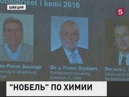 В Стокгольме объявили имена лауреатов Нобелевской премии по химии