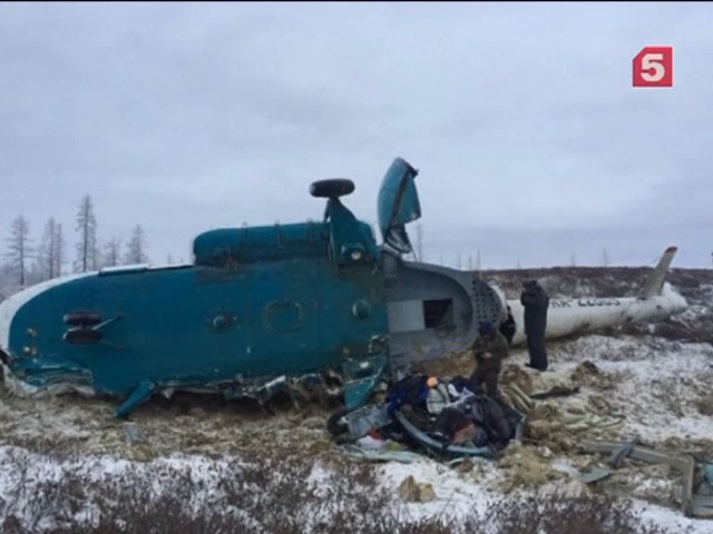 В Ямало-Ненецком автономном округе потерпел крушение вертолет МИ-8