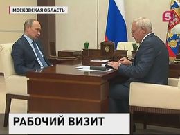 Владимир Путин провел рабочую встречу с главой Магнитогорского металлургического комбината