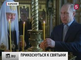 Владимир Путин посетил Валаам в день памяти преподобных Сергия и Германа