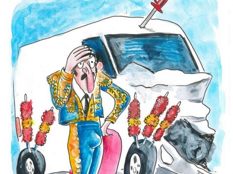 Еженедельник Charlie Hebdo опубликовал карикатуру на теракт в Барселоне Еженедельник Charlie Hebdo опубликовал карикатуру на теракт в Барселоне
