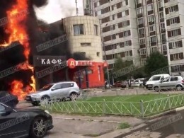 Пожар уничтожил столичное кафе «Великолепный век»