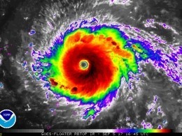 По пути из Мексики в США тропический шторм Нэйт стал ураганом