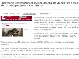 После публикации Пятым каналом материала о зеленогорских живодерах возбуждено уголовное дело