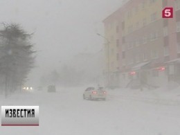 Пурга в Магадане оставила детей без школы