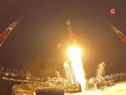 Минобороны опубликовало кадры запуска ракеты с военным спутником с космодрома в Плесецке