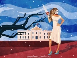 Меланья Трамп берется за пилу