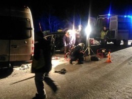 Опубликовано видео с места массового смертельного ДТП с автобусами в Мурманской области