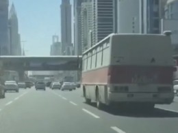 Дагестанский автобус с ветерком прокатился по центру Дубая