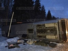 Стали известны подробности аварии автобуса со школьниками в Псковской области