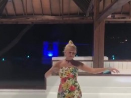 Жаркое видео: Яна Рудковская станцевала лезгинку на коньках