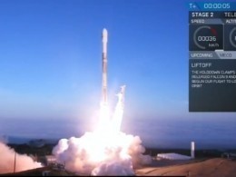 SpaceX запустила ракету Falcon9 с 10 спутниками связи с базы ВВС США