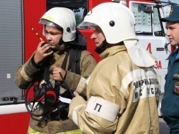 База отдыха «Шавская долина» полыхает в Нижегородской области