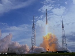 Опубликовано видео успешного старта SpaceX Falcon 9