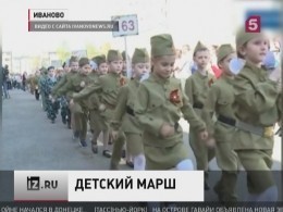 Около трехсот малышей приняли участие в детском Параде Победы в Иваново