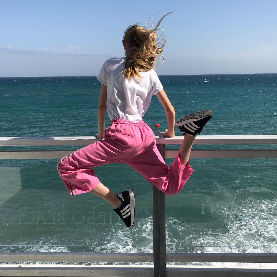 Юная певица Ева Лепа в Ялте