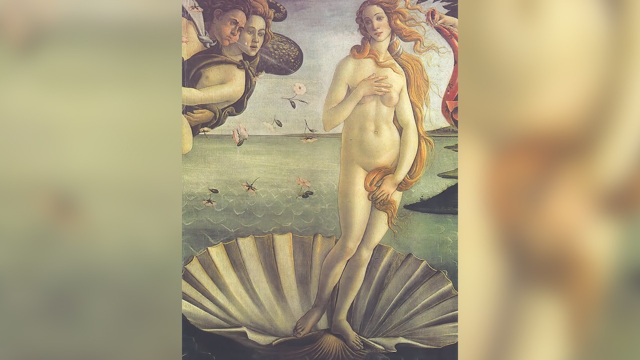 Афродита авторства Боттичелли