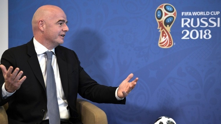 Президент ФИФА намерен посетить матчи всех команд ЧМ-2018