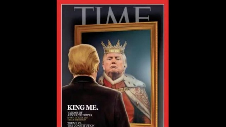 Американский журнал «короновал» Трампа на своей обложке