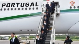 Сборная Португалии прилетела в Россию для участия в ЧМ-2018