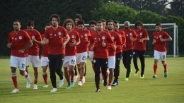 Сборная Египта по футболу прилетела в Грозный для участия в ЧМ-2018