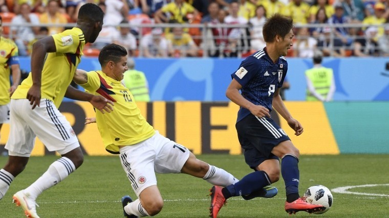 Первая красная карточка и японская принцесса: как прошел матч Колумбия — Япония