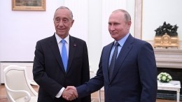 Путин обсудил с президентом Португалии возможную встречу сборных двух стран