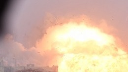 Море огня: мощный взрыв на газовой заправке под Киевом попал на видео