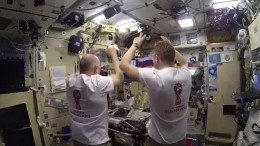 «Дзюба, давай!» Российские космонавты поздравили сборную с выходом в ¼ ЧМ