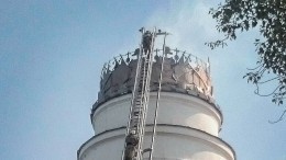 Обрушение башни «Ижмаш» в центре Ижевска попало на видео