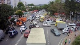 Страшное смертельное ДТП в Сочи попало на видео