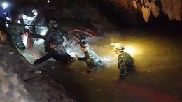 Штаб по спасению детей из пещеры Кхао Лунг отказался от плана с аквалангами