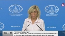Захарова: Претензии США к россиянке Марии Бутиной «притянуты за уши»