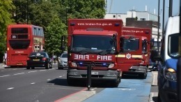 Очередной пожар в лондонской высотке: башня Edmonton Green в огне