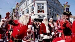 Конференция Санта-Клаусов проходит в Дании