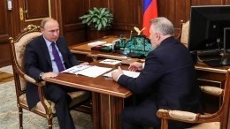 Губернатор Хабаровского края доложил Путину о реализации майского указа