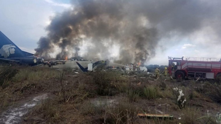 Нашлись бортовые самописцы самолета, рухнувшего в Мексике