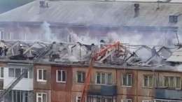 Открытое горение ликвидировано: в центре Кемерово продолжают тушить пятиэтажку