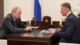 Владимир Путин встретился с главой МЧС Евгением Зиничевым