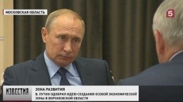 Путин поддержал идею создания в Воронежской области особой экономической зоны