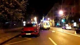 В центре Петербурга Porschе насмерть сбил человека — видео